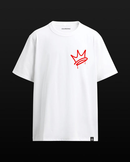Hated by Many - Men Regular Fit Tees (White)
