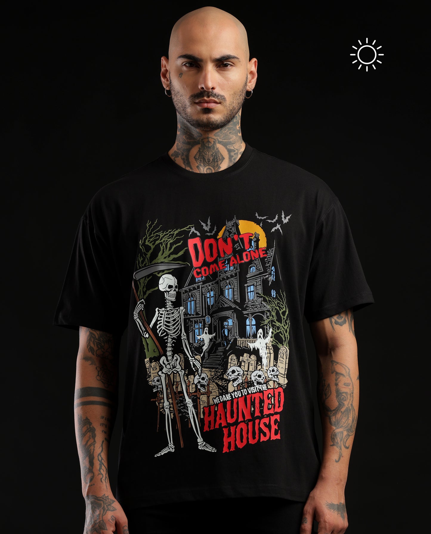 Haunted House - Premium Men Regular Fit Tees