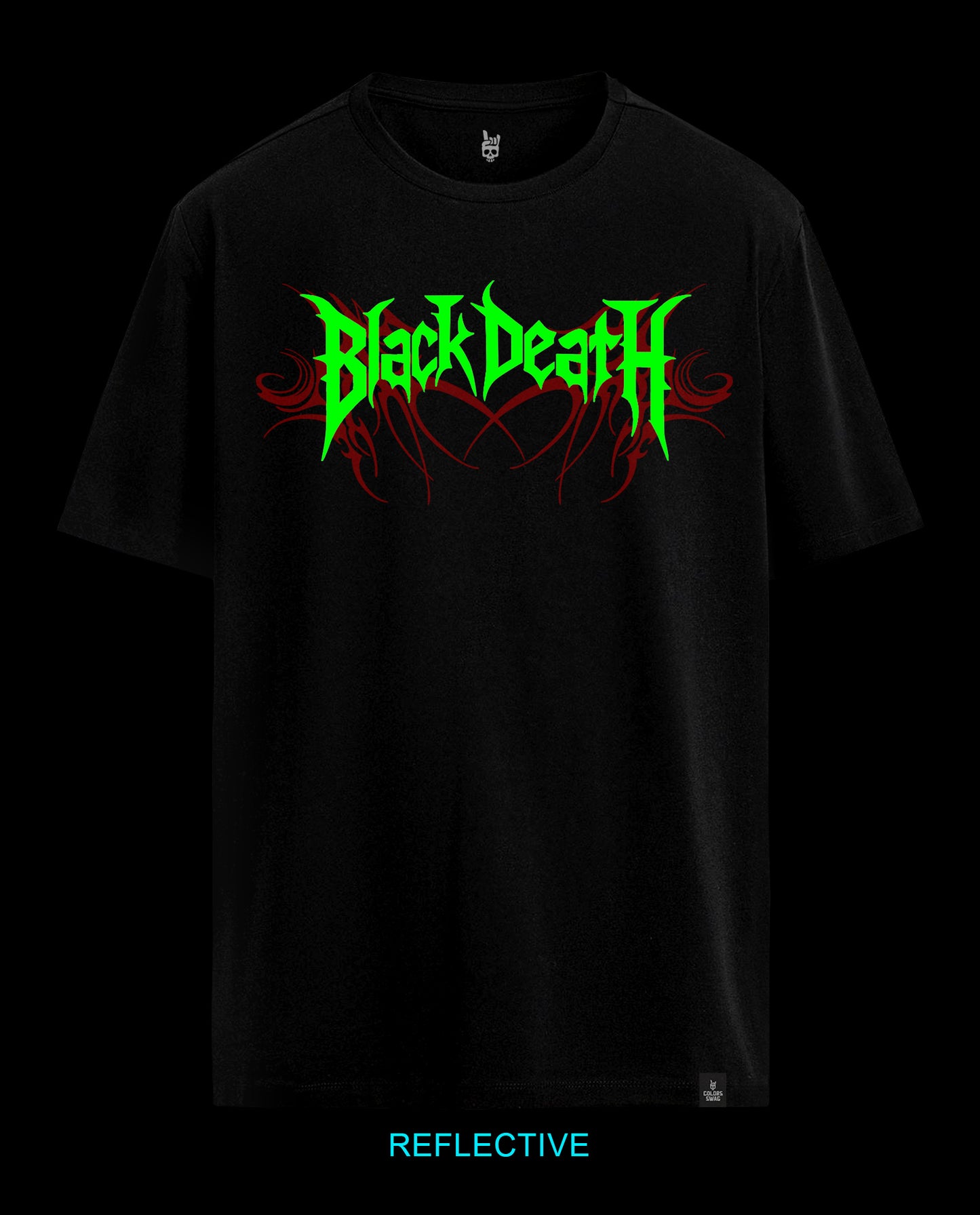 Reflect Black Death - Men Regular Fit Tees