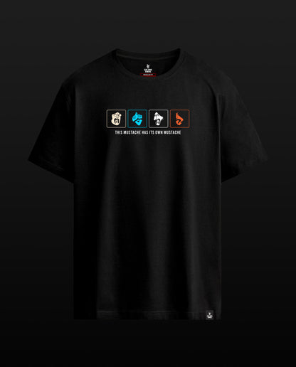 The Mustache - Men Regular Fit Tees