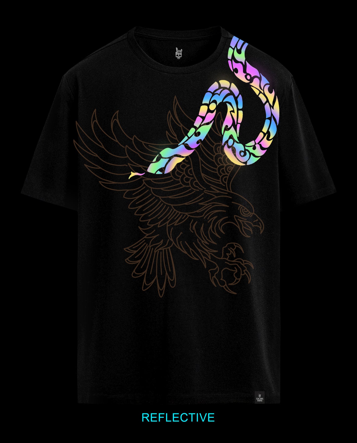 Reflect Snake - Men Regular Fit Tees