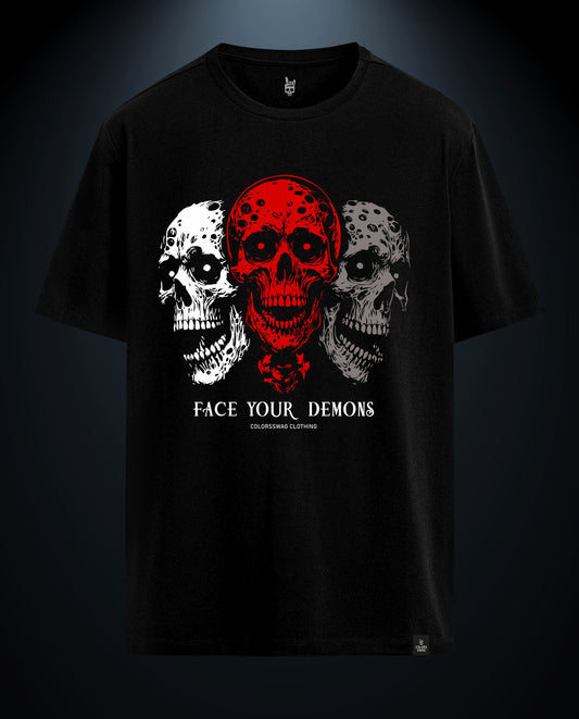 Reflect Face Your Demons - Men Regular Fit Tee
