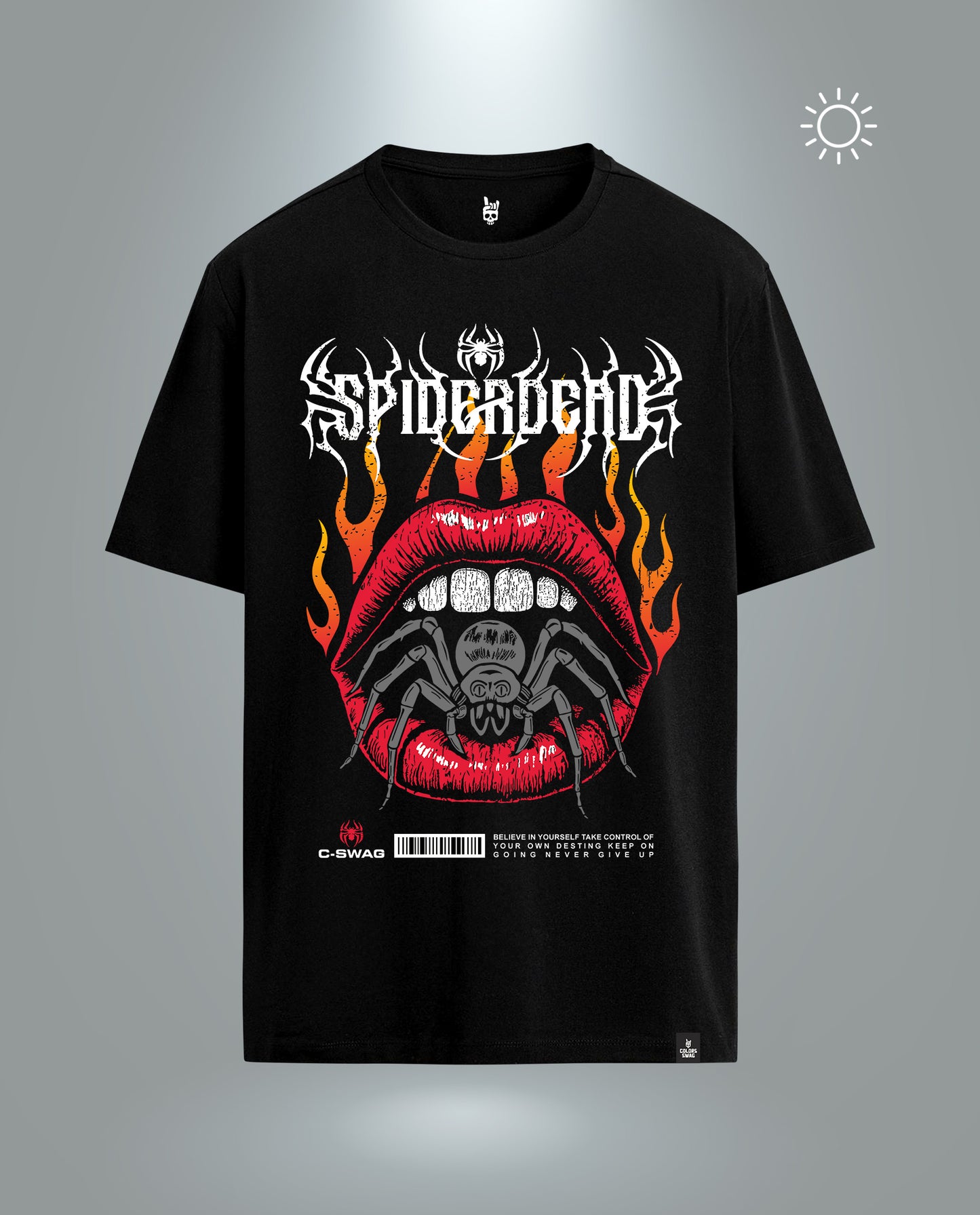 Reflect Spider Dead - Men Regular Fit Tees