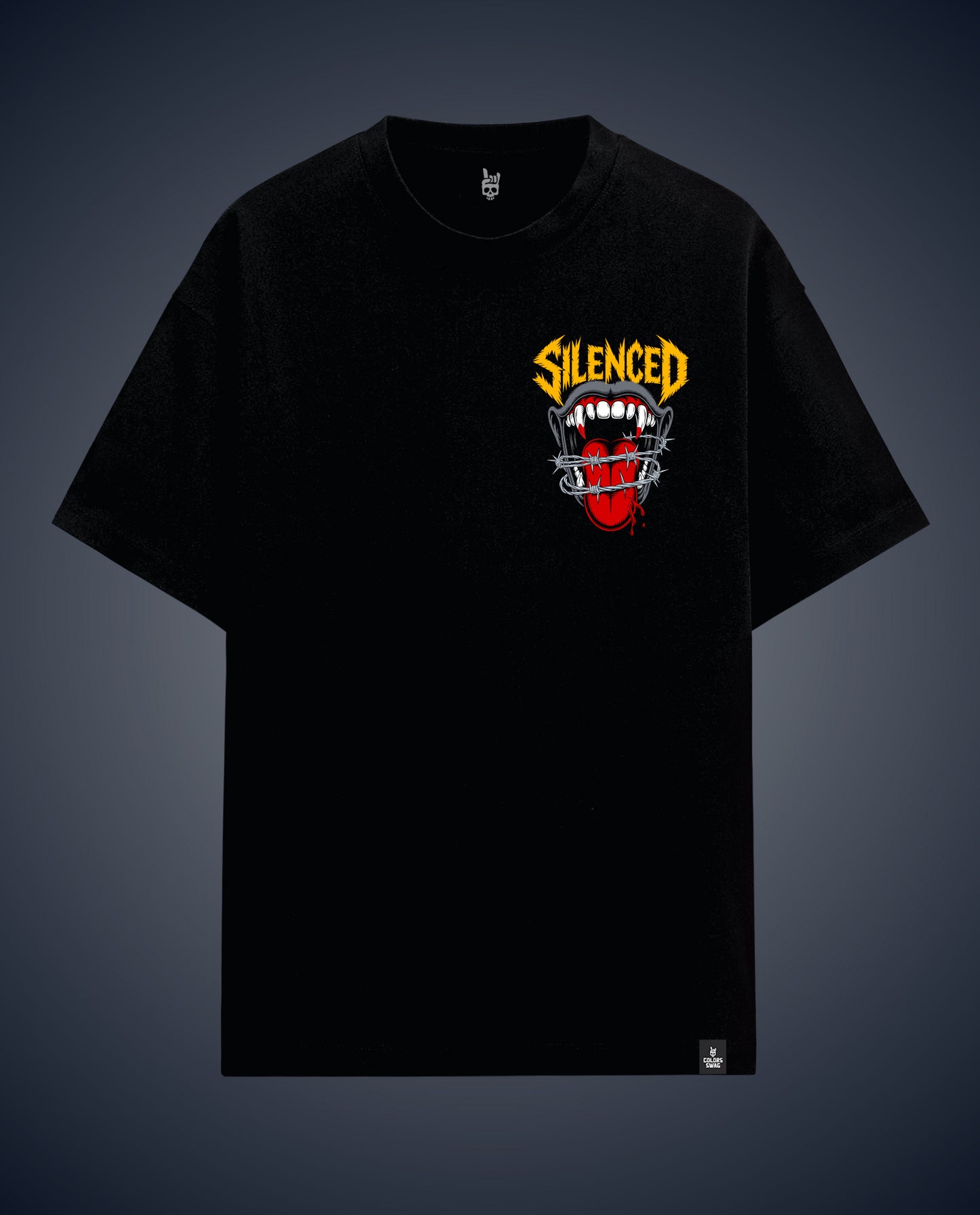 Silenced  - Premium Men Oversized Printed Tees