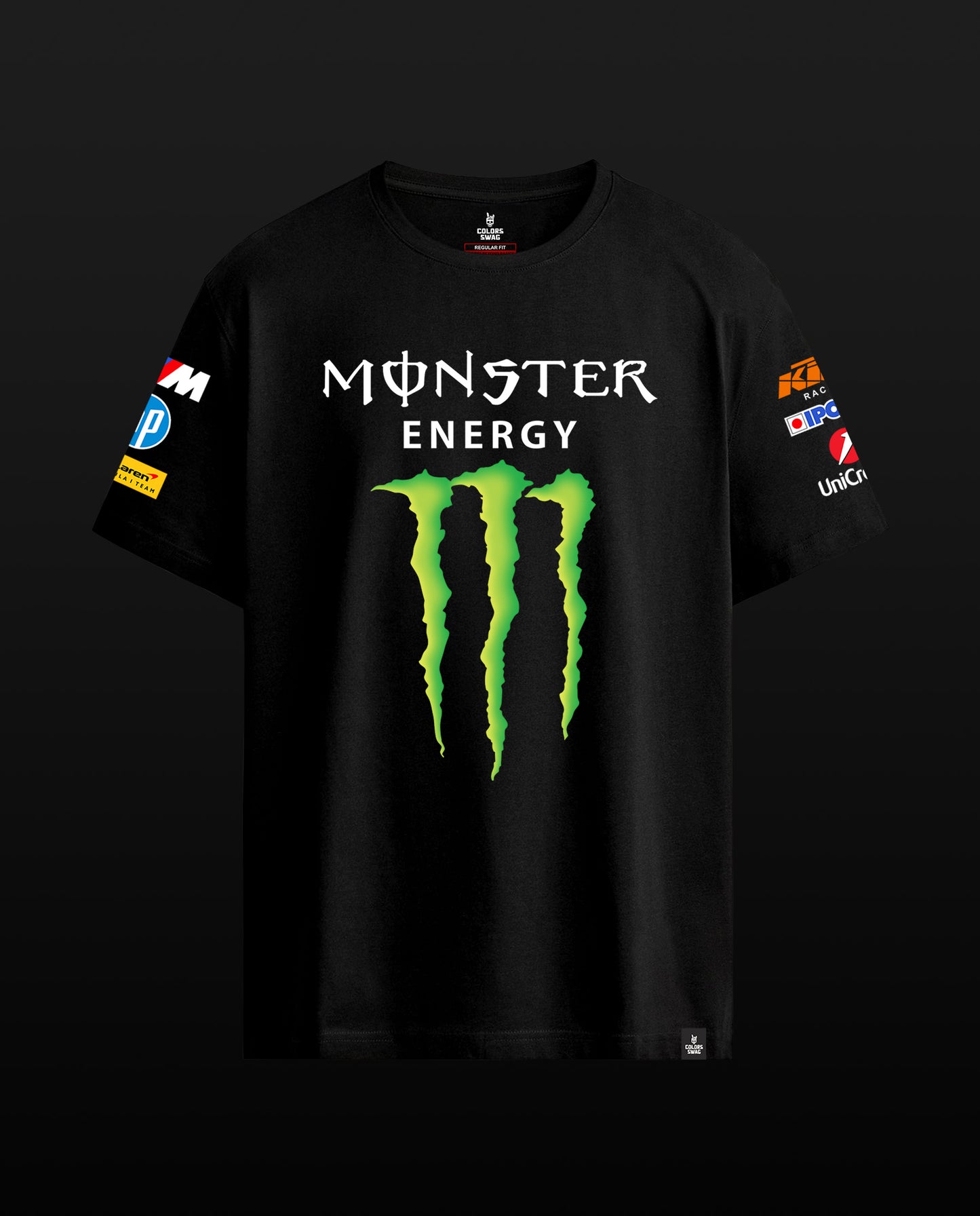 Monster Racing – Premium Biker Regular Fit T-Shirt
