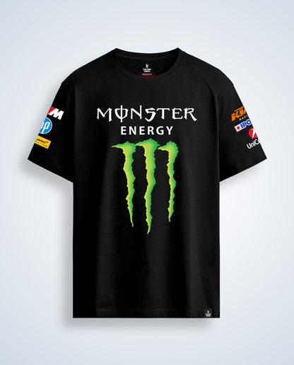 Monster Racing - Premium Men Oversized Printed Tees