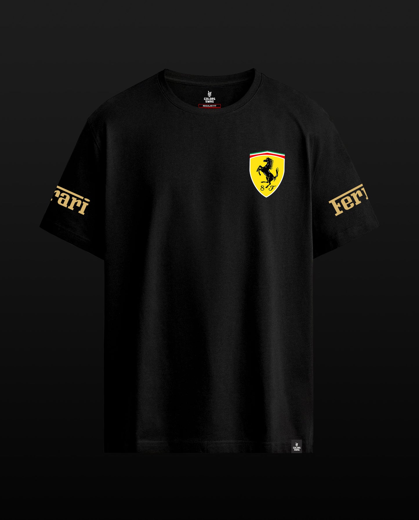 Ferrari Sports – Premium Biker Regular Fit T-Shirt