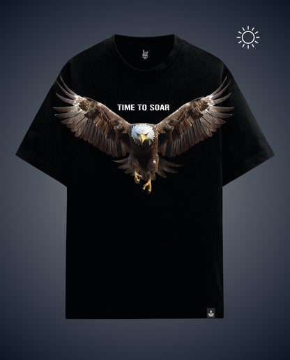 Time to Soar - Premium Men Oversized Tees