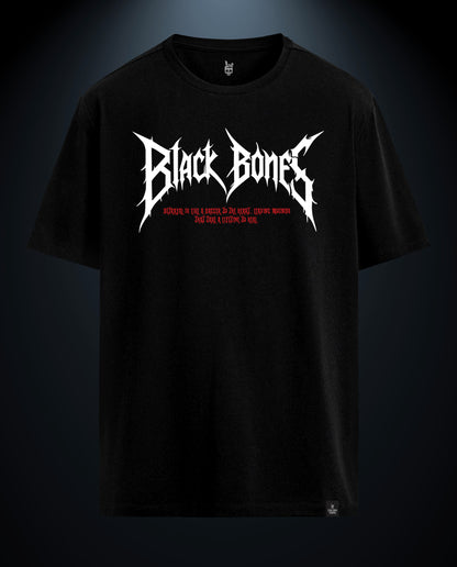 Reflect Black Bone - Men Regular Fit Tees