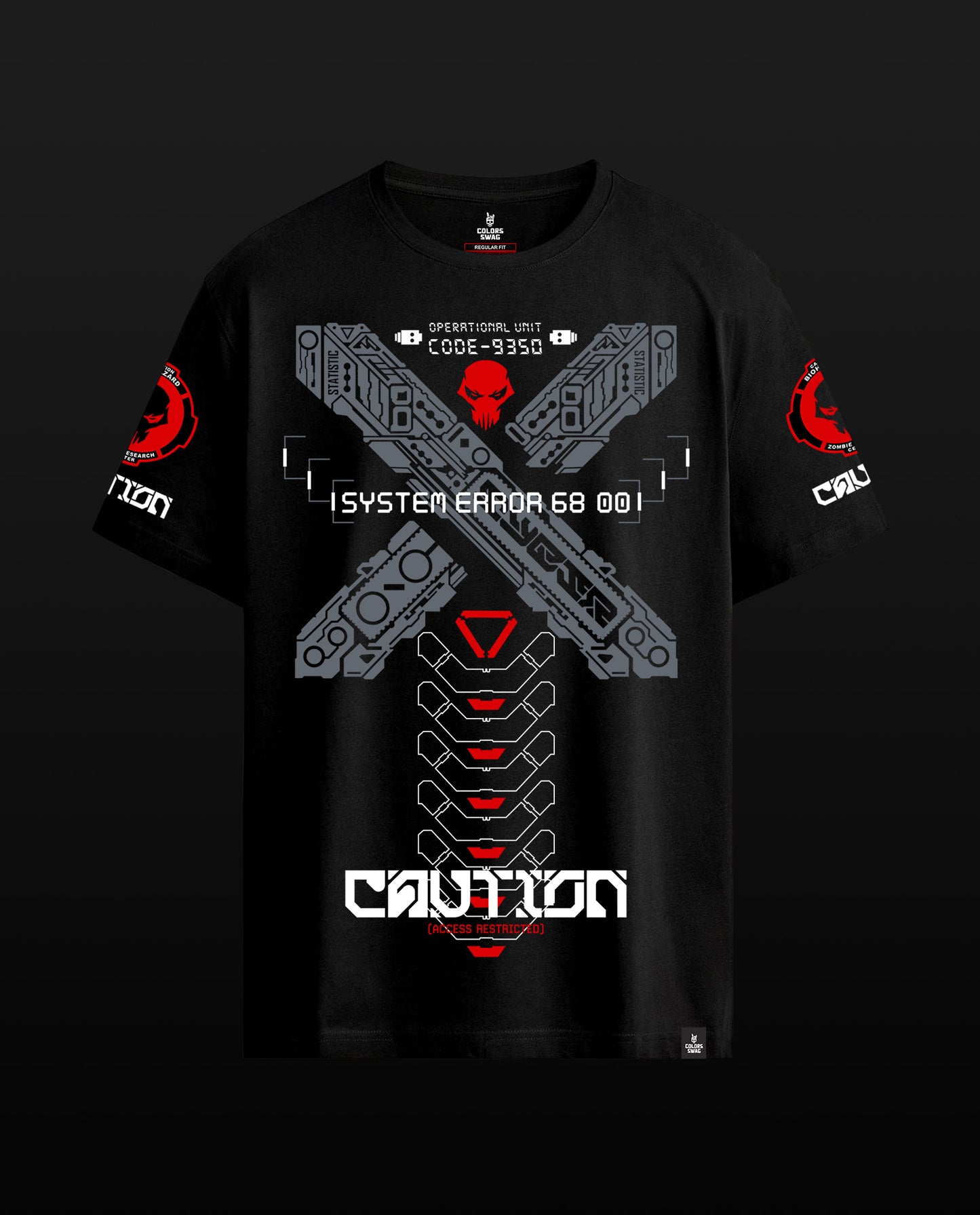 Caution -Premium Men Plus Size Fit Tees