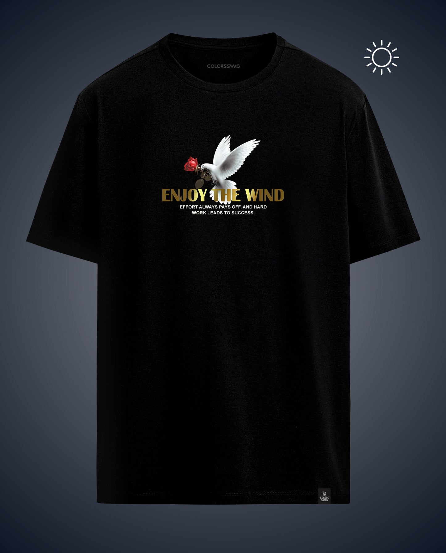 Enjoy the wind Gold - Premium Men Plus Size Fit Tees