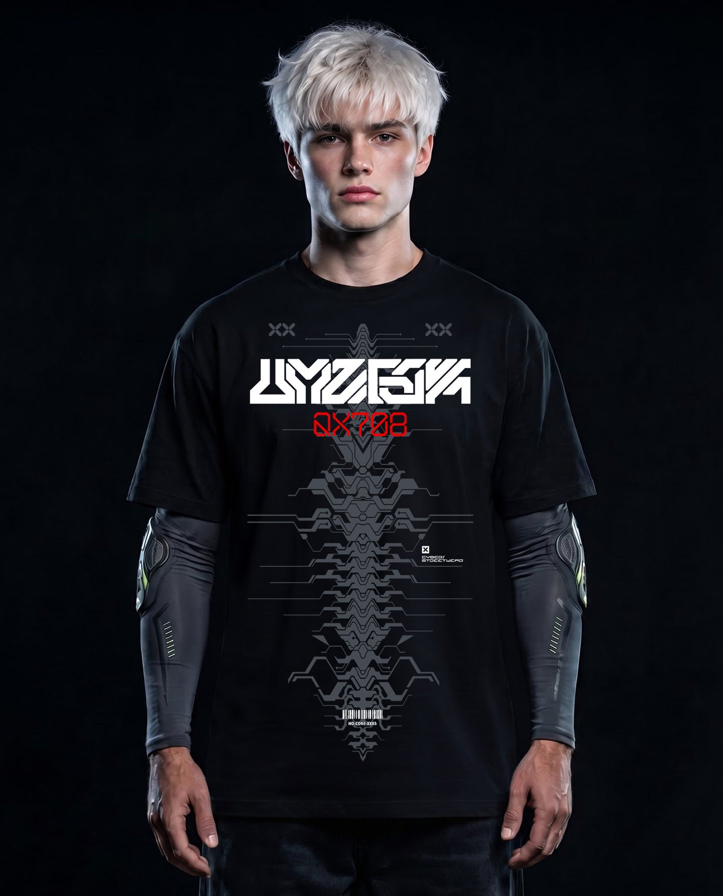 Cyber 708 - Premium Men Oversized Tees