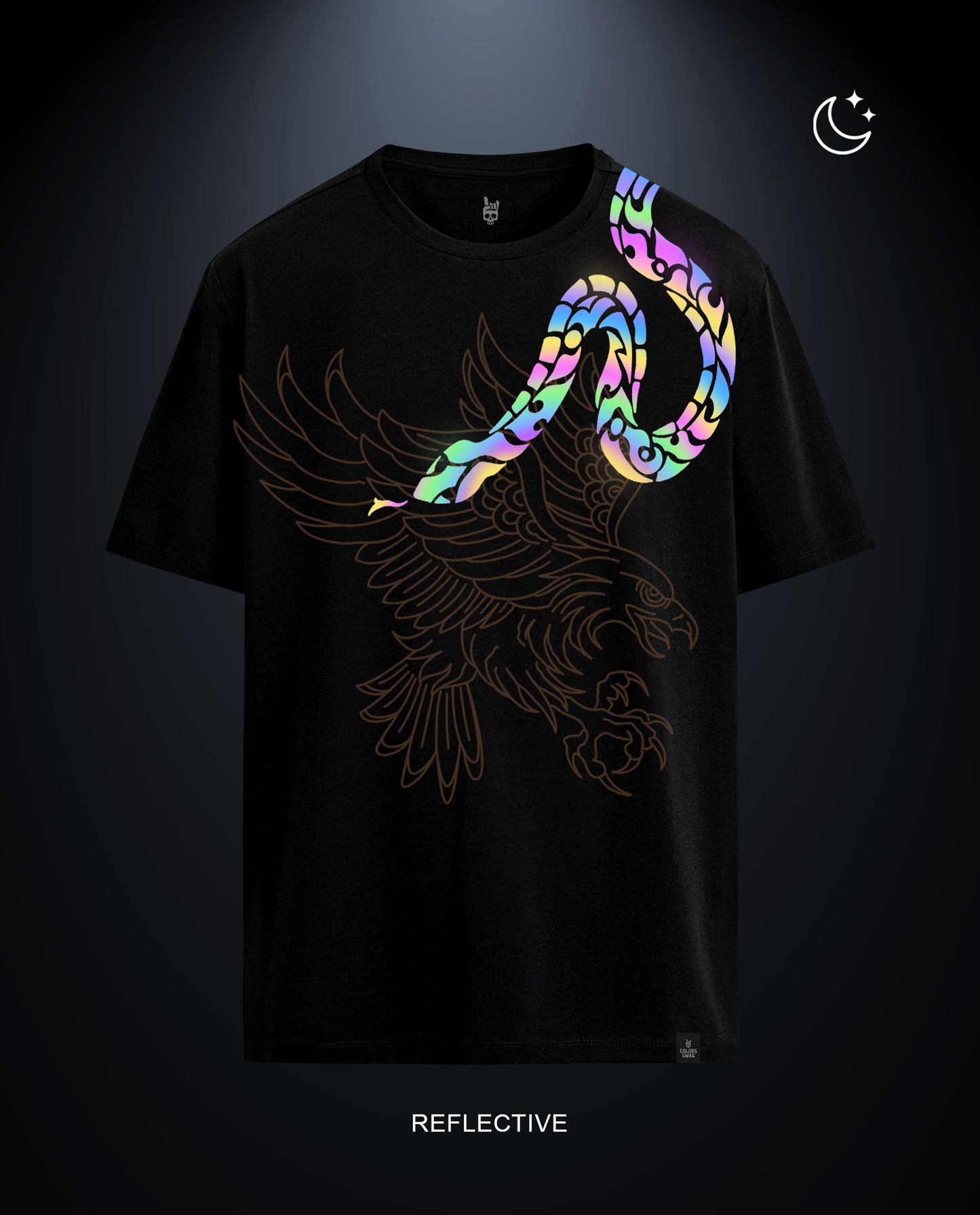 Reflect Snake - Men Regular Fit Tees