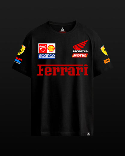 Ferrari – Premium Biker Regular Fit T-Shirt