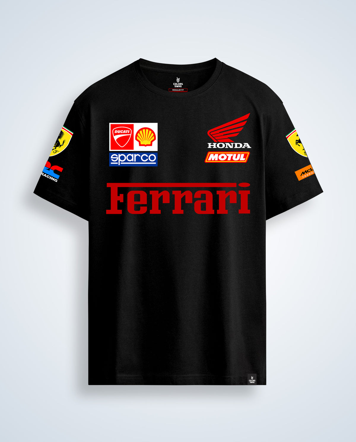 Ferrari - Premium Men Oversized Printed Tees