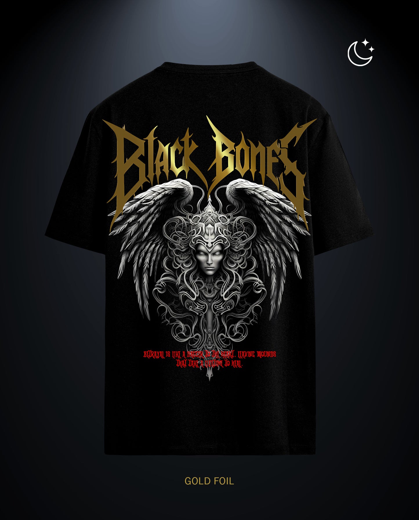 Reflect Black Bone - Men Regular Fit Tees