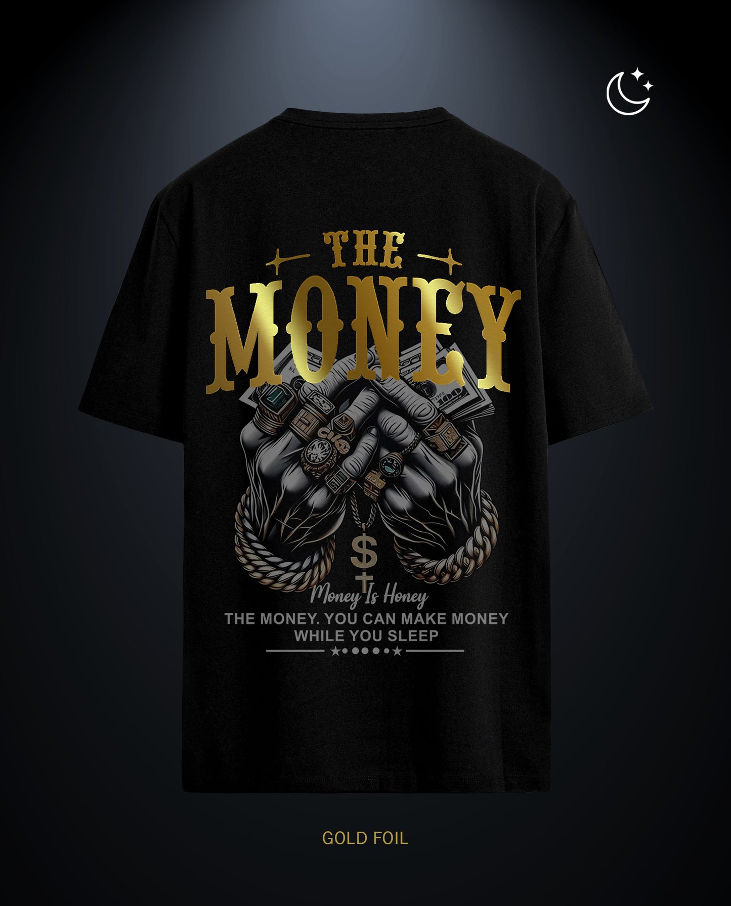 Reflective Money is Honey - Men Regular Fit Tees