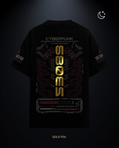 Cyber Punk - Premium Men Oversized Tees