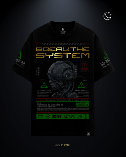 Break the System - Premium Men Oversized Tees