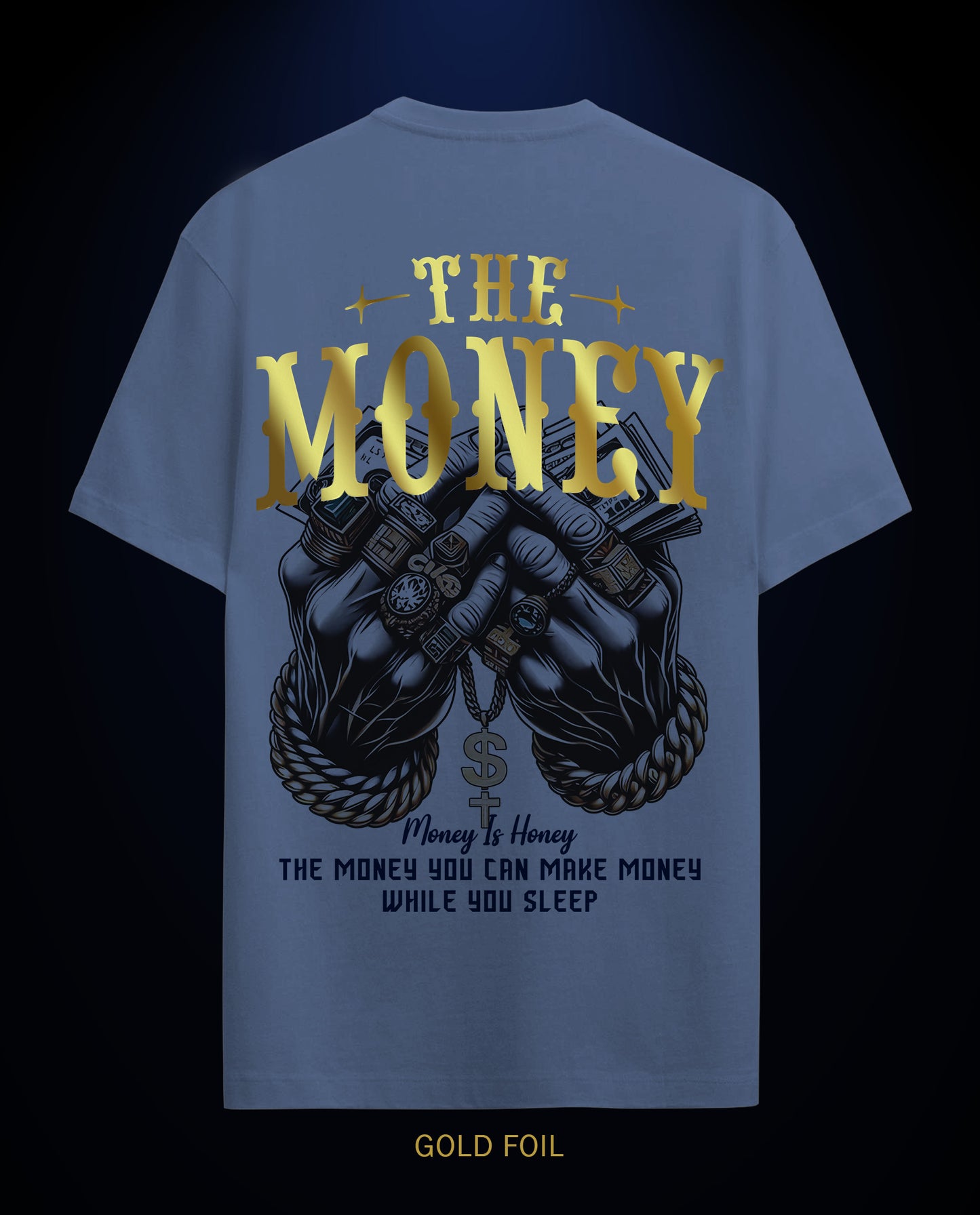 Reflective Money is Honey - Men Regular Fit Tees