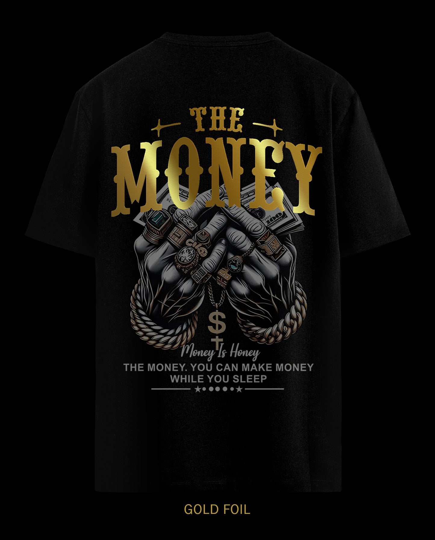 Reflective Money is Honey - Men Regular Fit Tees