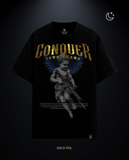 Conquer - Premium Men Oversized Tees