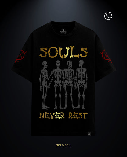 Soul Never Rest - Premium Men Oversized Tees
