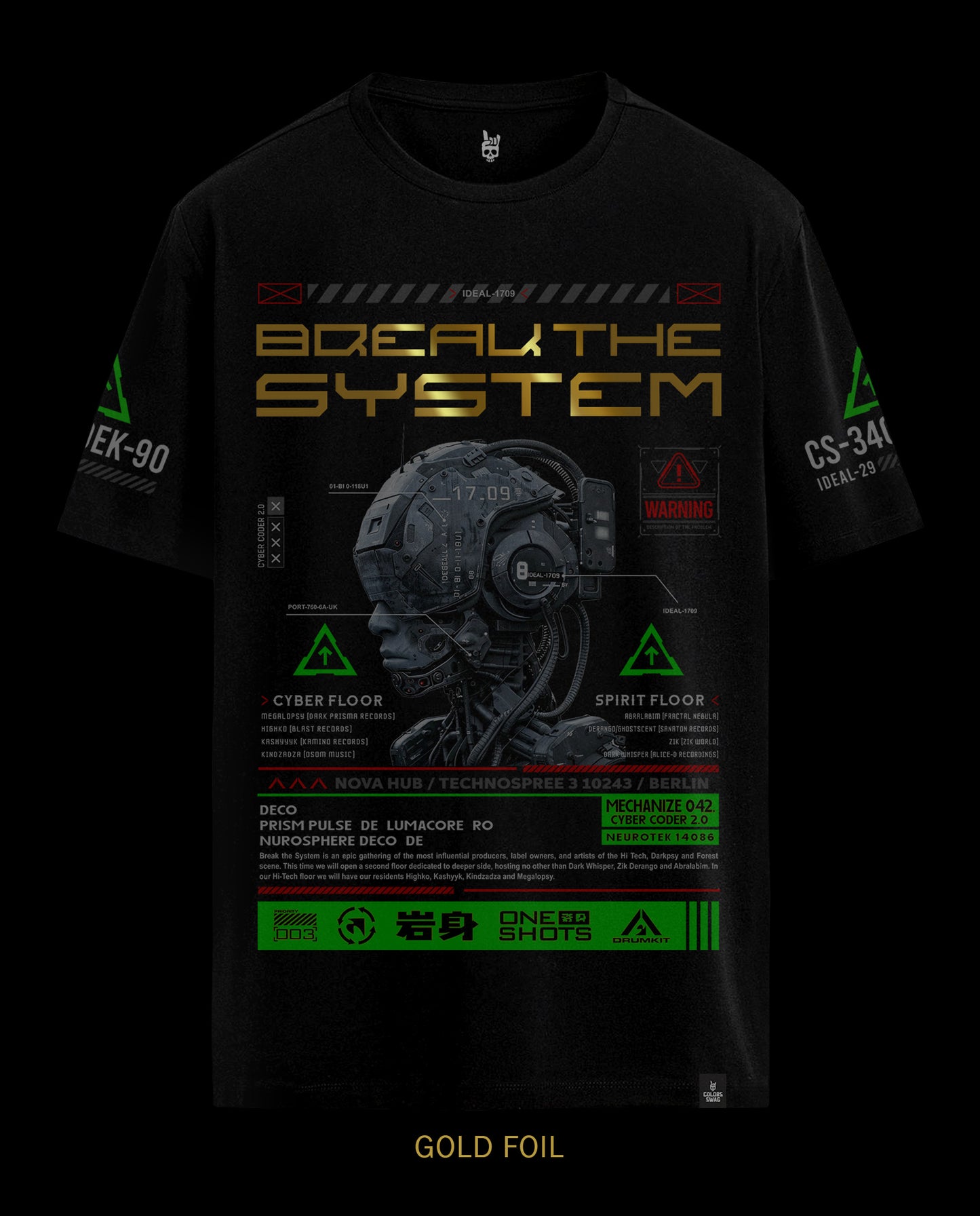 Reflect Break the system - Men Regular Fit Tee