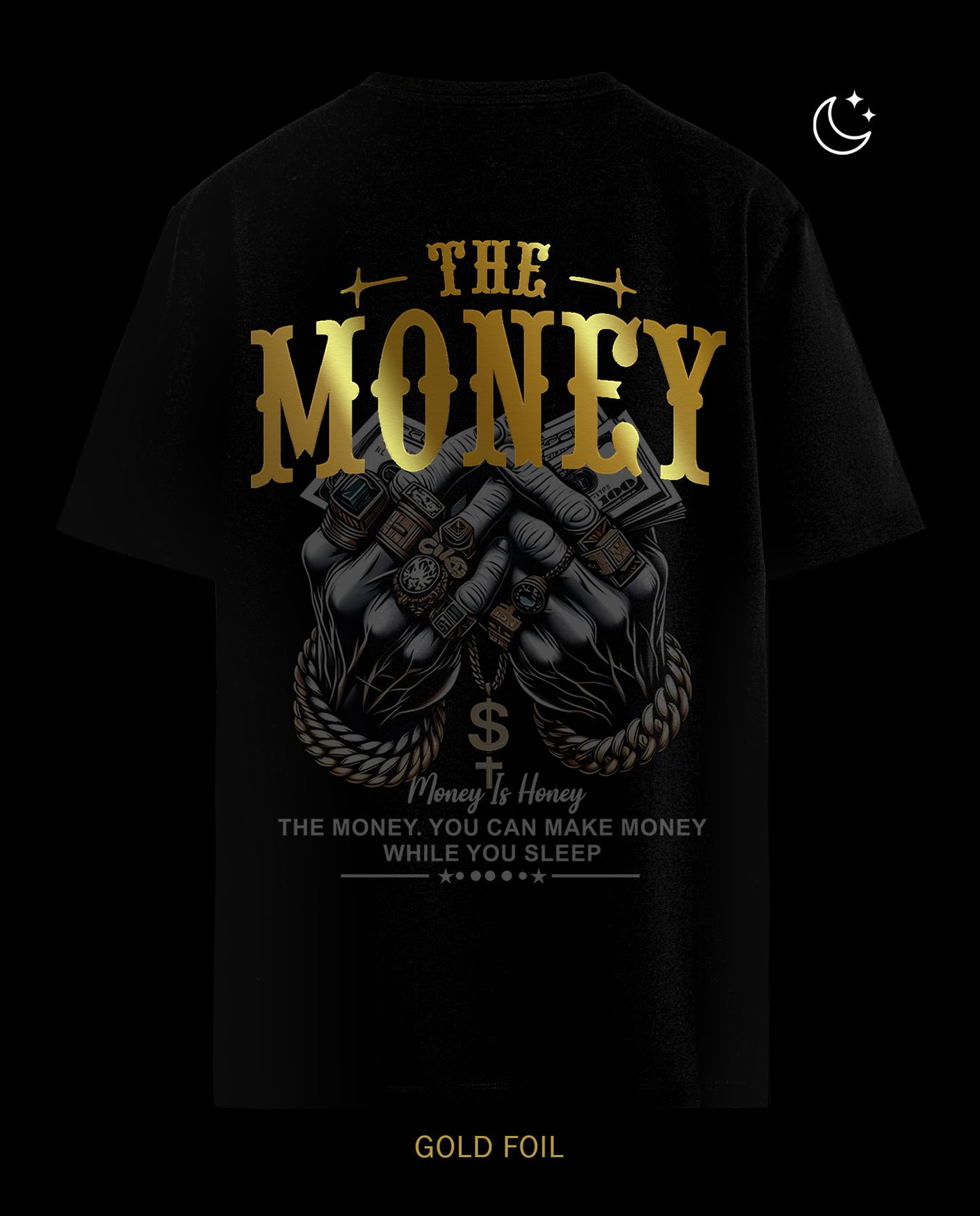 Reflective Money is Honey - Men Regular Fit Tees