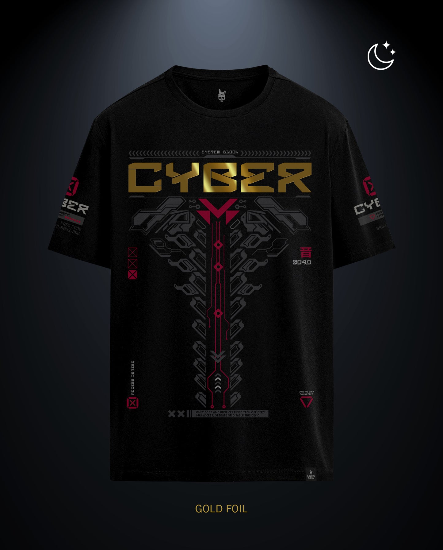 Reflect Cyber - Men Regular Fit Tees