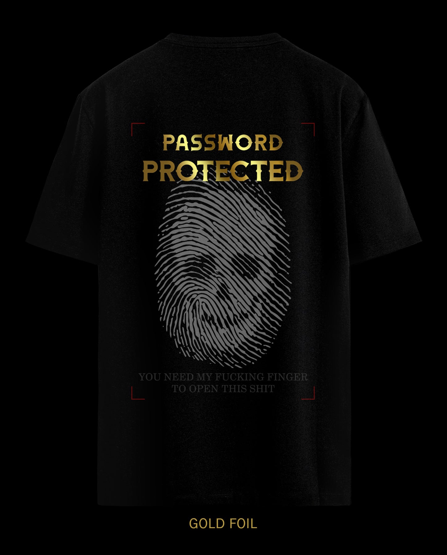 Password Protected - Men Regular Fit Tees