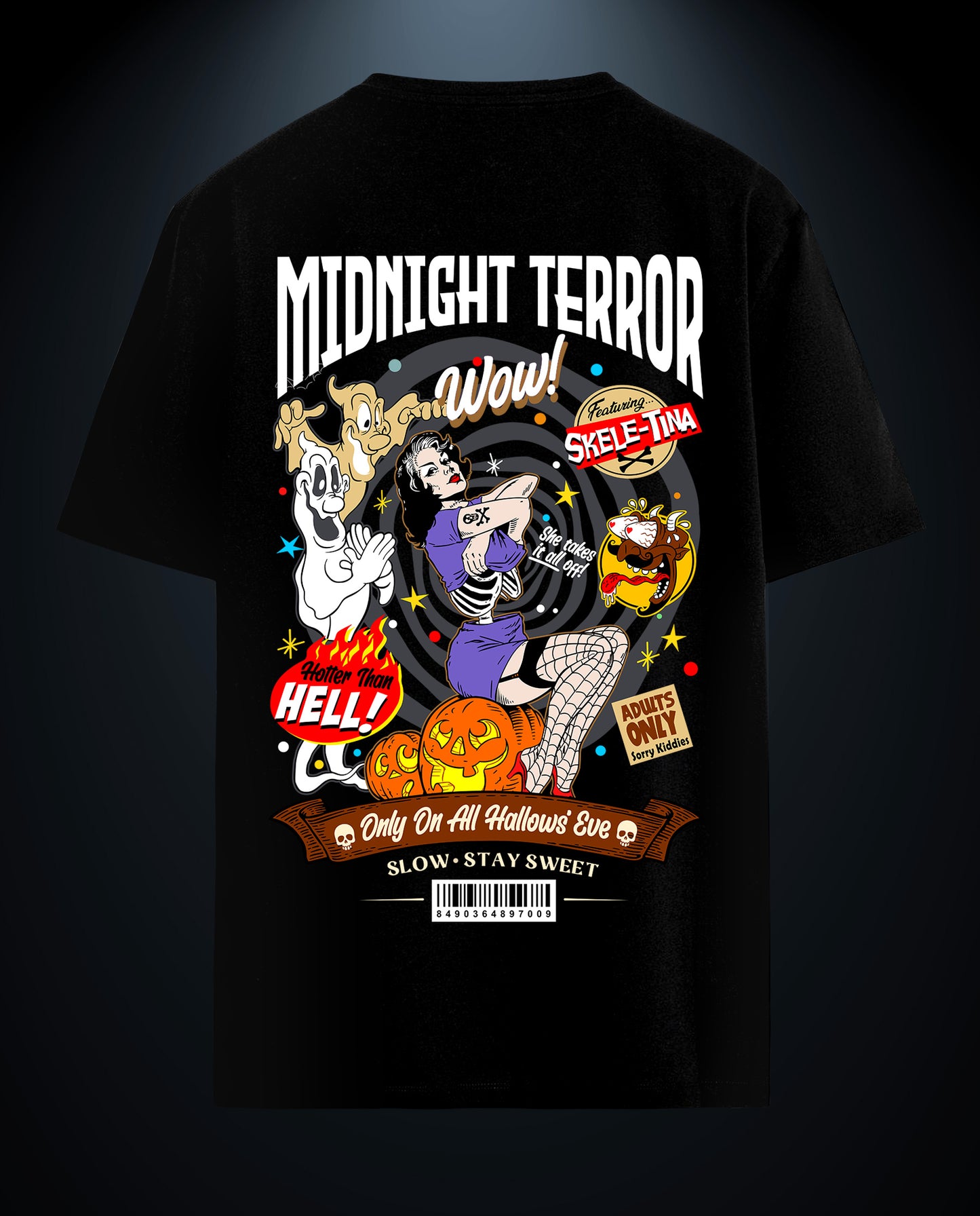 Midnight Terror  - Premium Women Oversized Tees