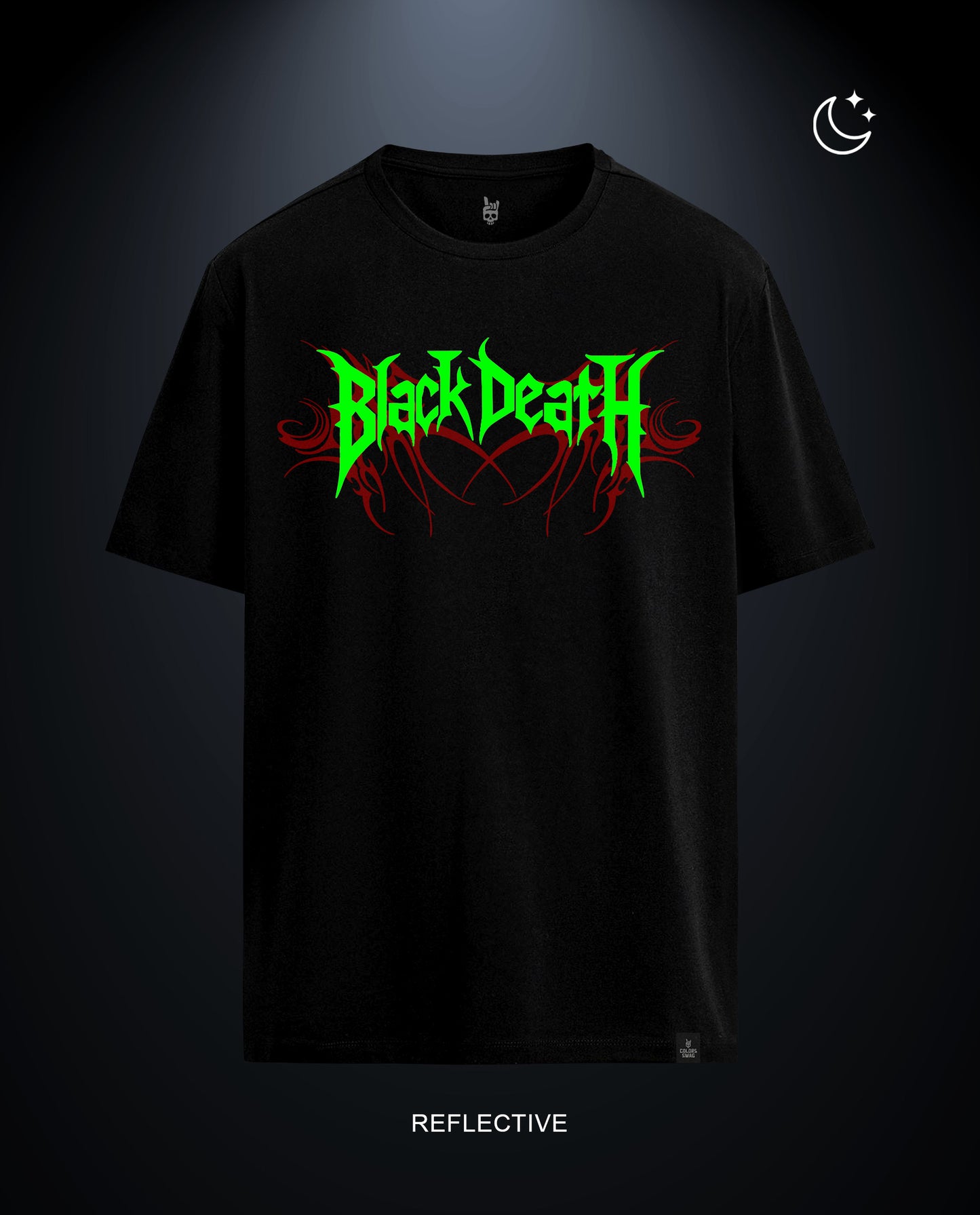 Reflect Black Death - Men Regular Fit Tees