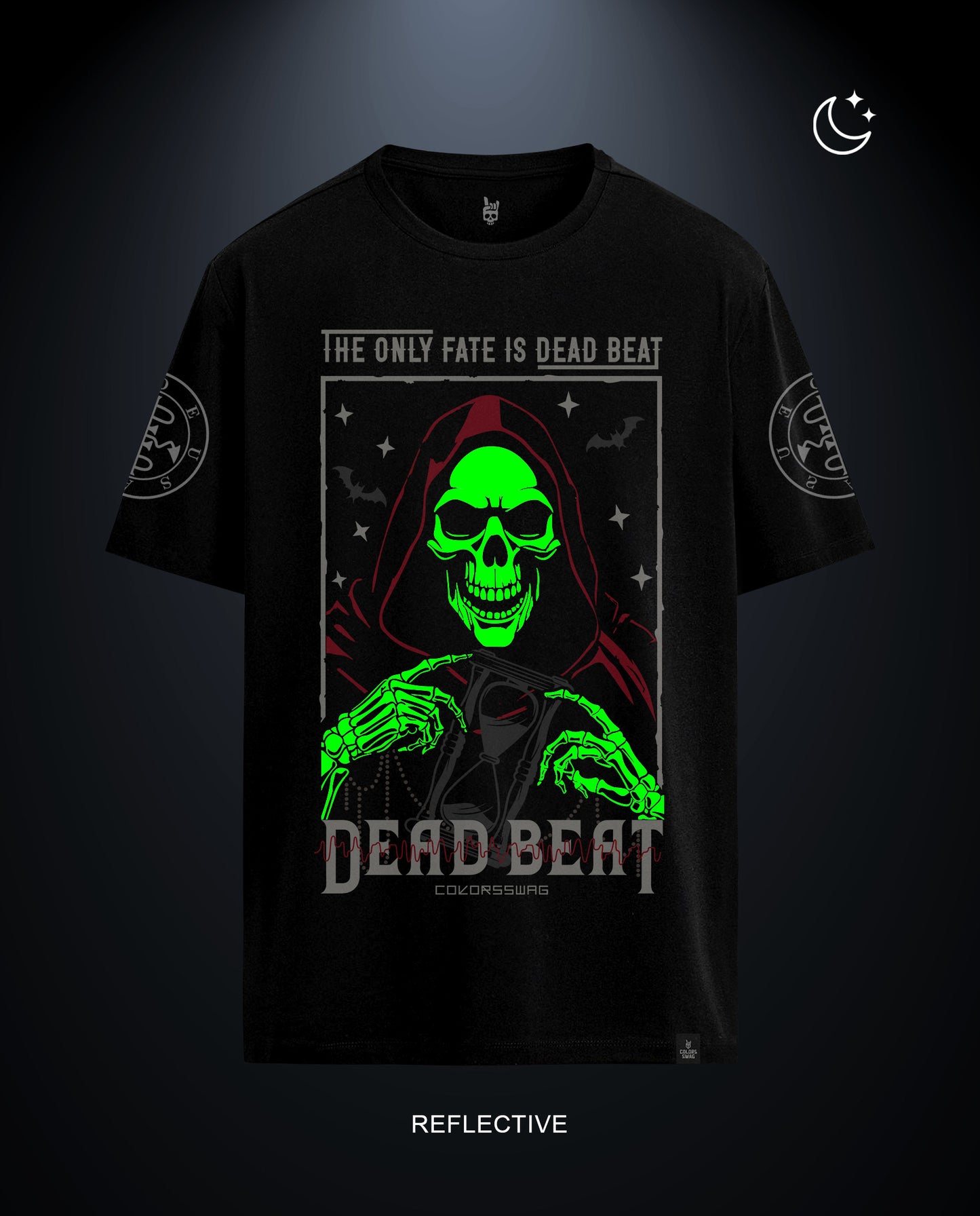Reflect Dead Beat - Men Regular Fit Tees