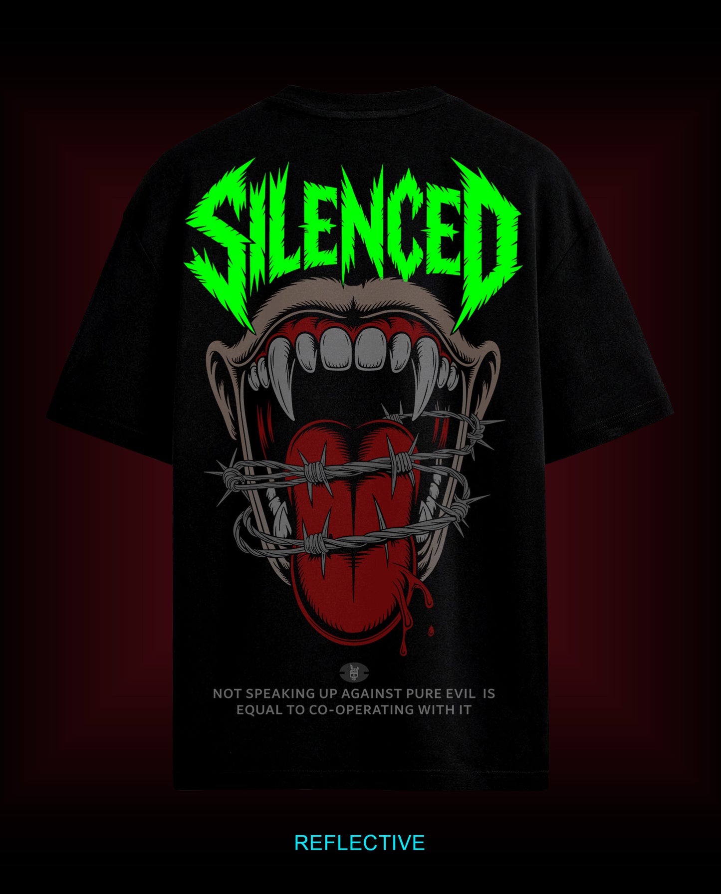 Silenced - Premium Men Oversized Tees