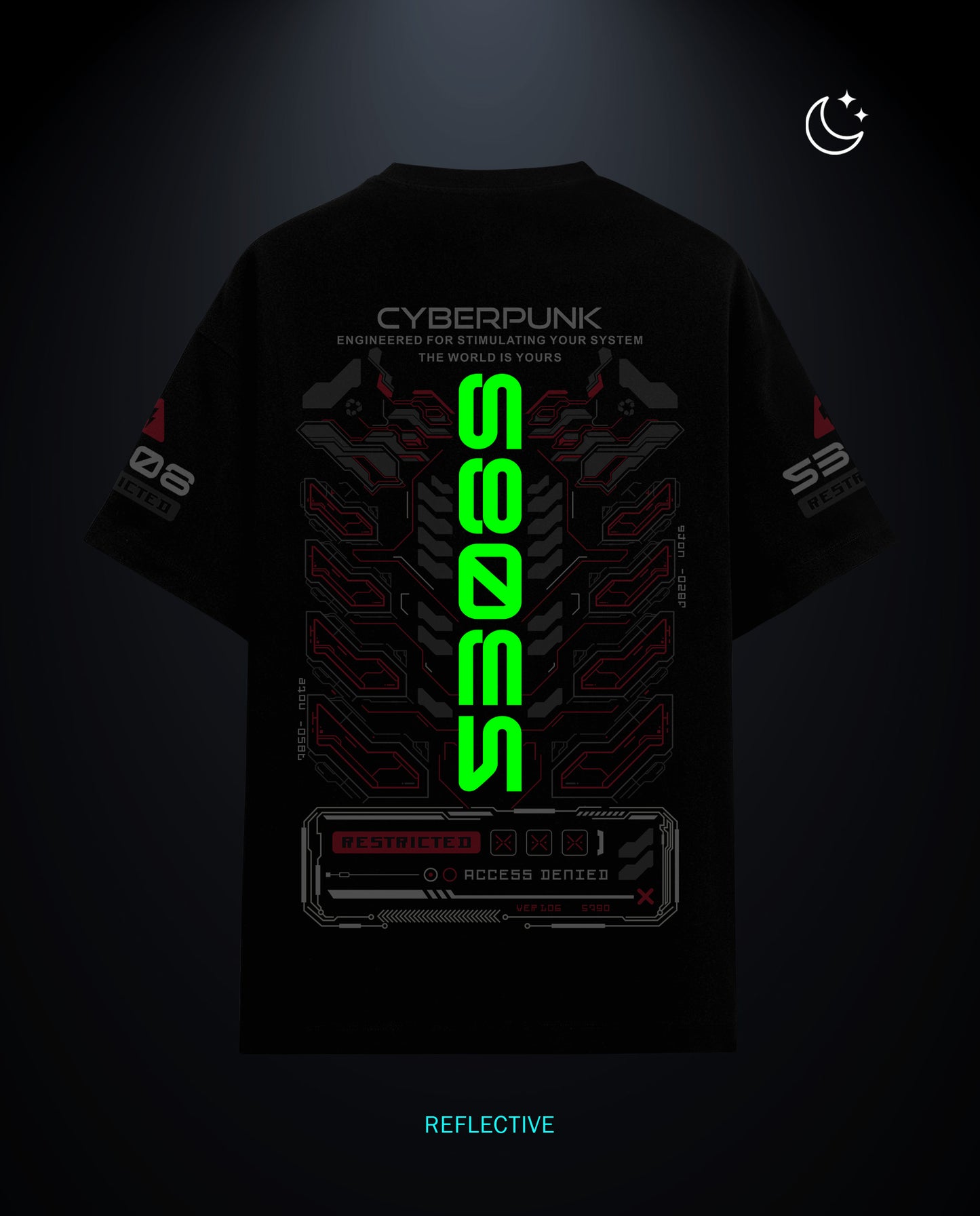 Cyber Punk - Premium Men Oversized Tees