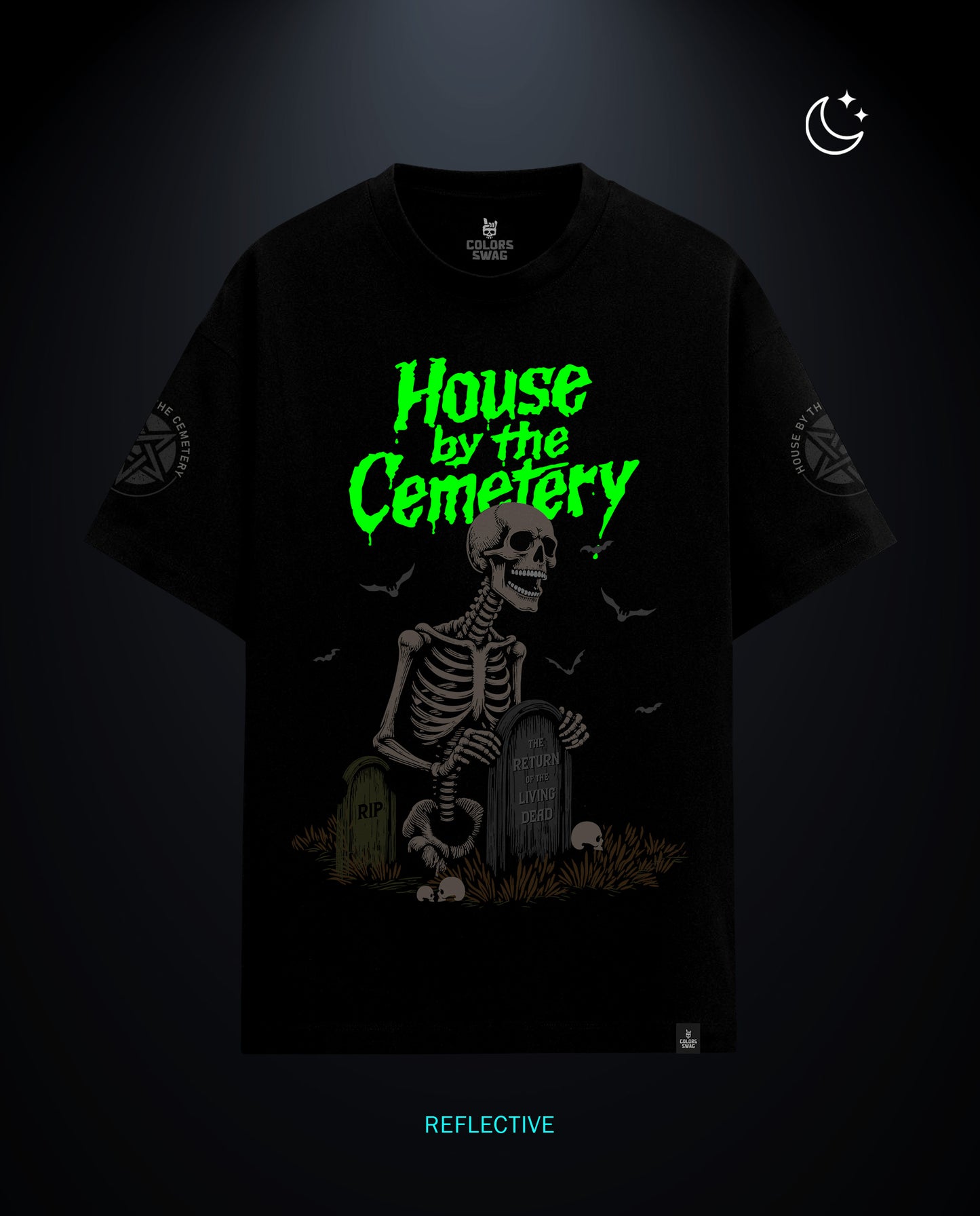 House by the cemetery - Premium Men Oversized Tees