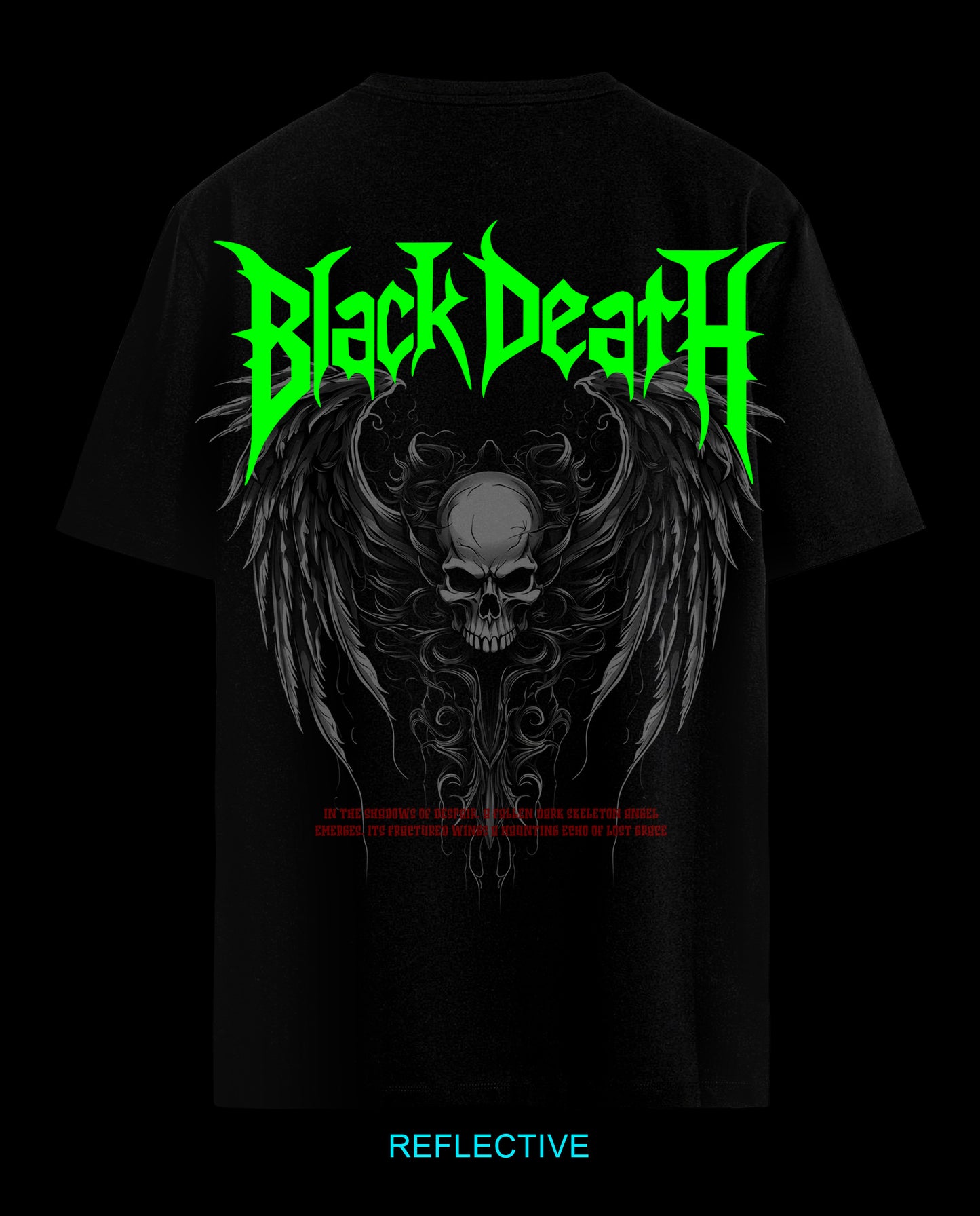 Reflect Black Death - Men Regular Fit Tees