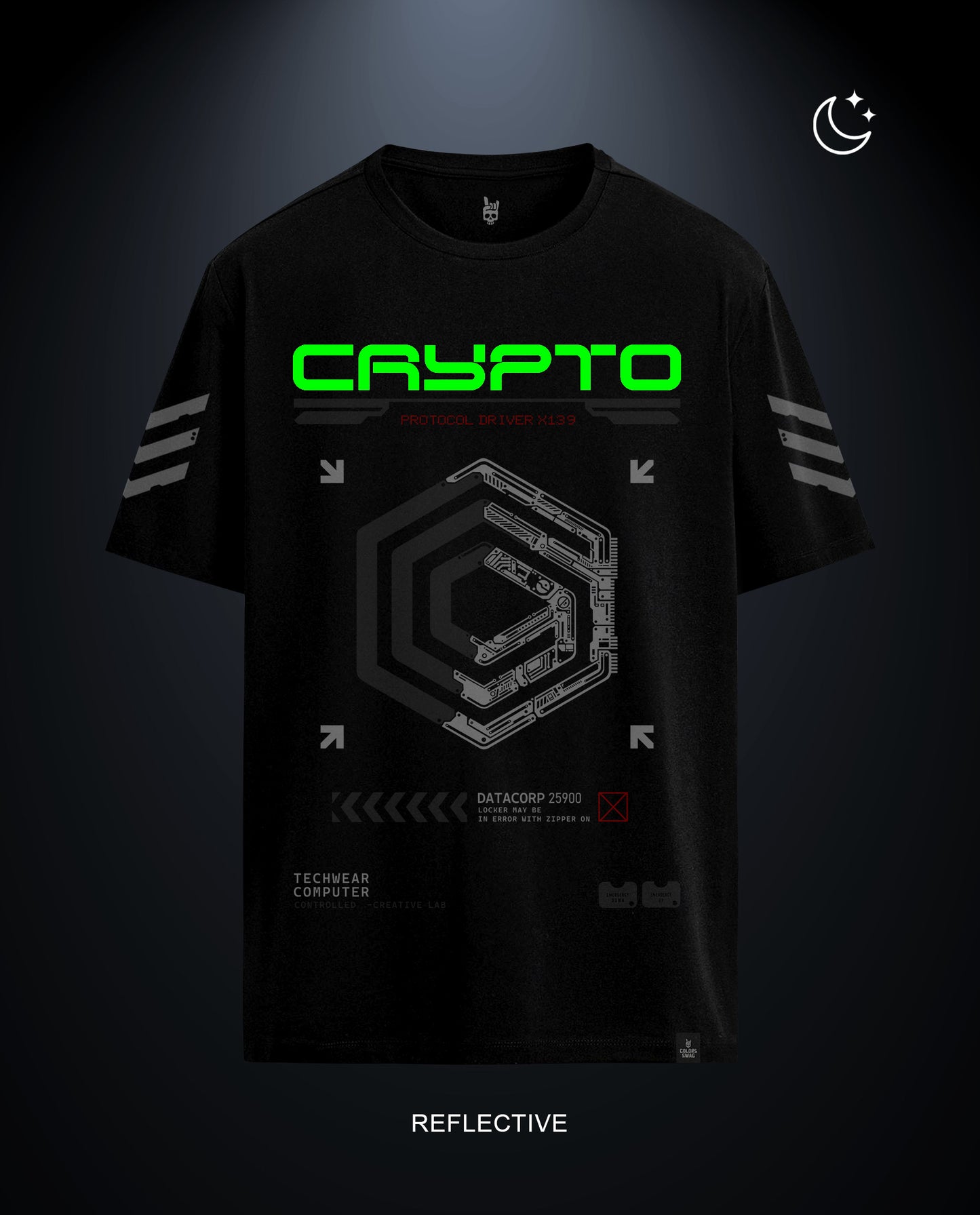 Reflect Crypto- Men Regular Fit Tee