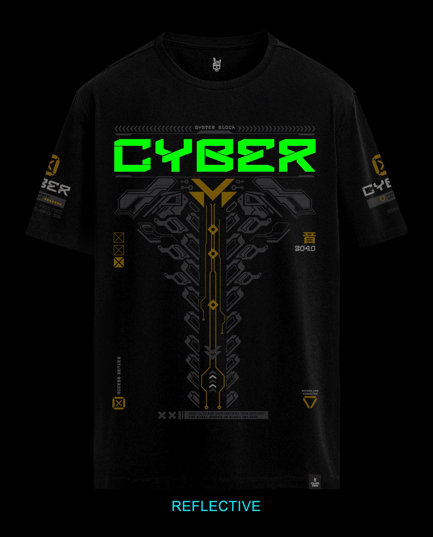 Reflect Cyber - Men Regular Fit Tees
