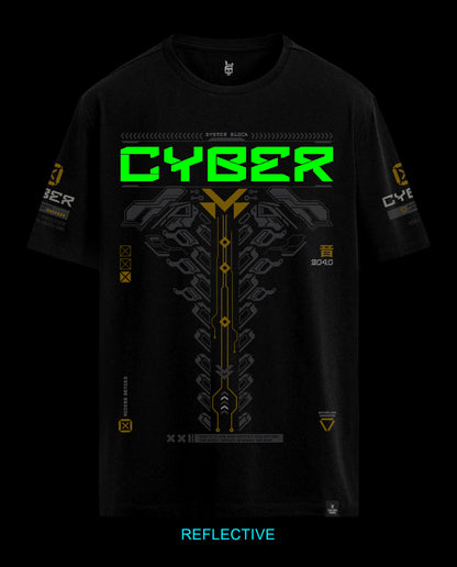 Reflect Cyber - Men Regular Fit Tees