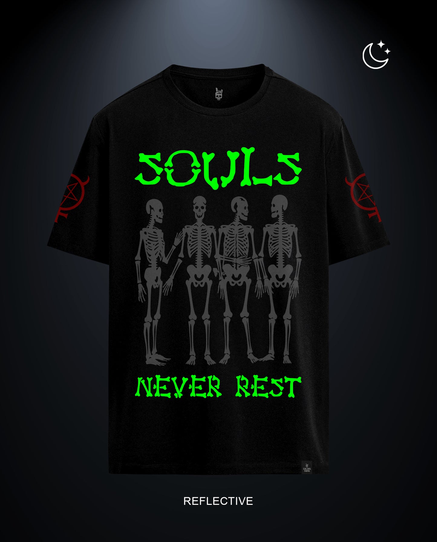 Reflect Souls never rest - Men Regular Fit Tees