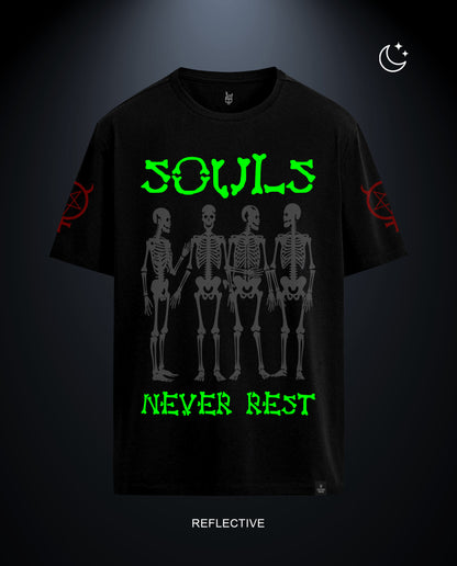 Reflect Souls never rest - Men Regular Fit Tees