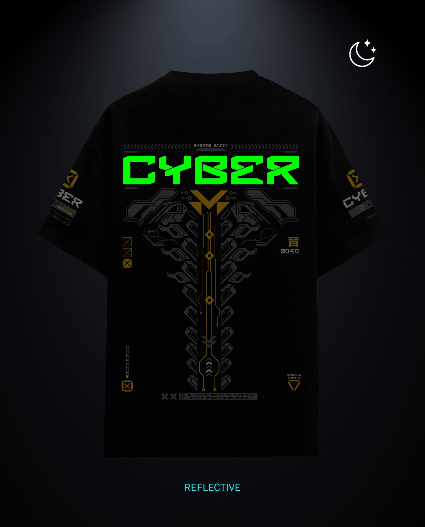 Cyber - Premium Men Oversized Tees