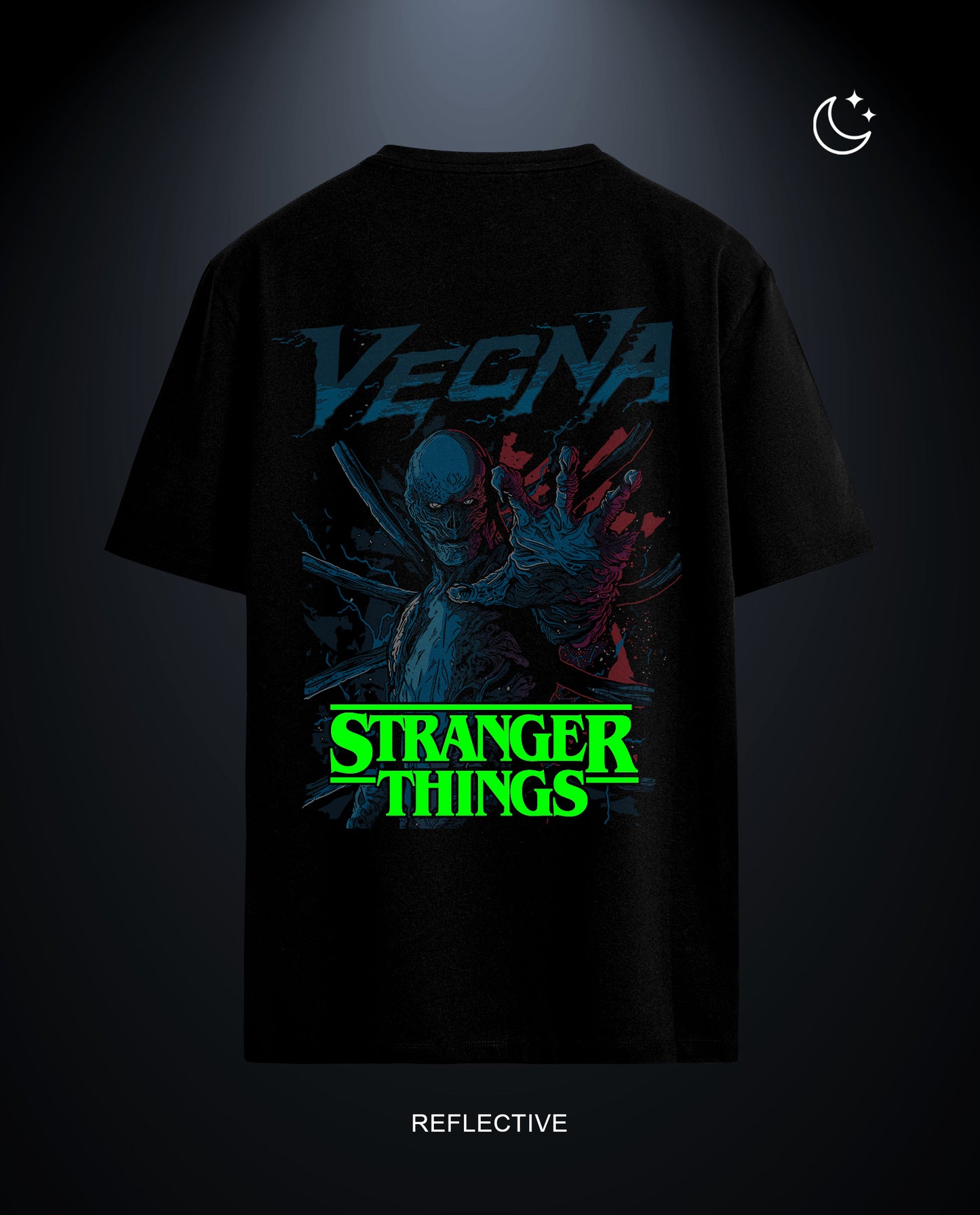 Reflect Stranger Things - Men Regular Fit Tees