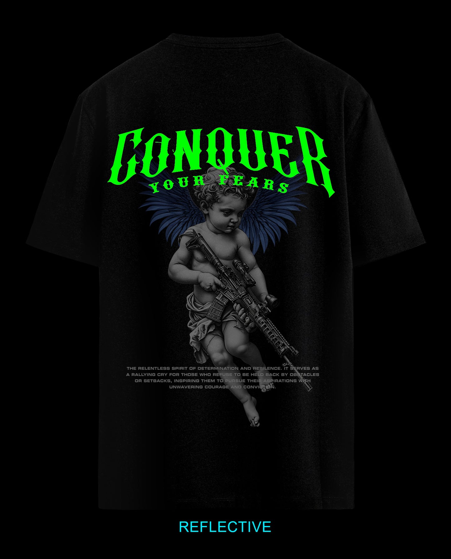 Reflect Conquer  - Men Regular Fit Tees