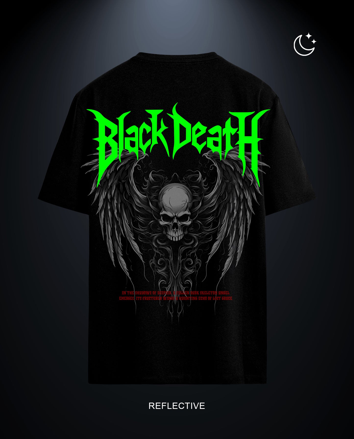 Reflect Black Death - Men Regular Fit Tees