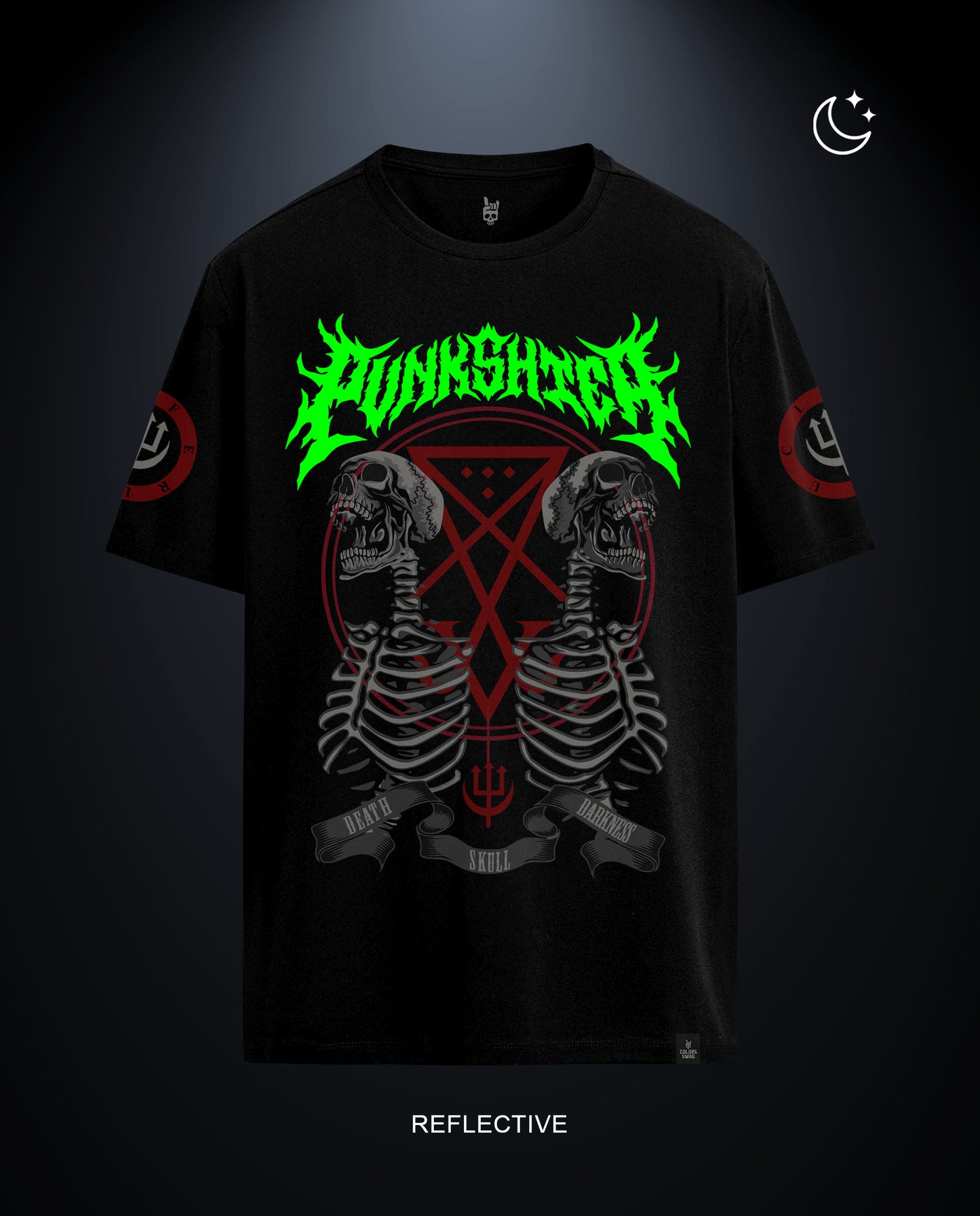 Reflect Punkshter - Men Regular Fit Tees