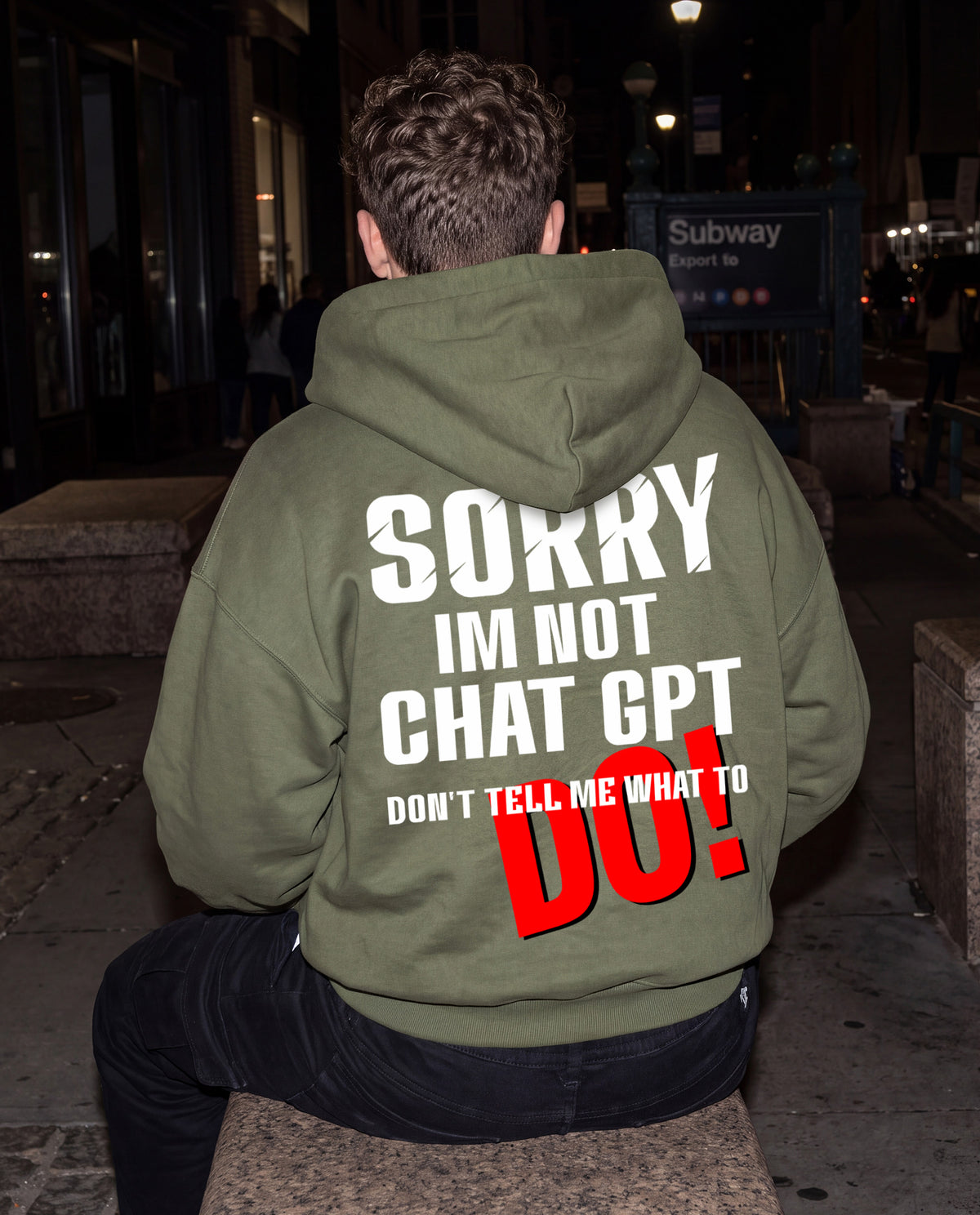 Sorry I am not chat gpt - Hoodies (Relaxed Fit)