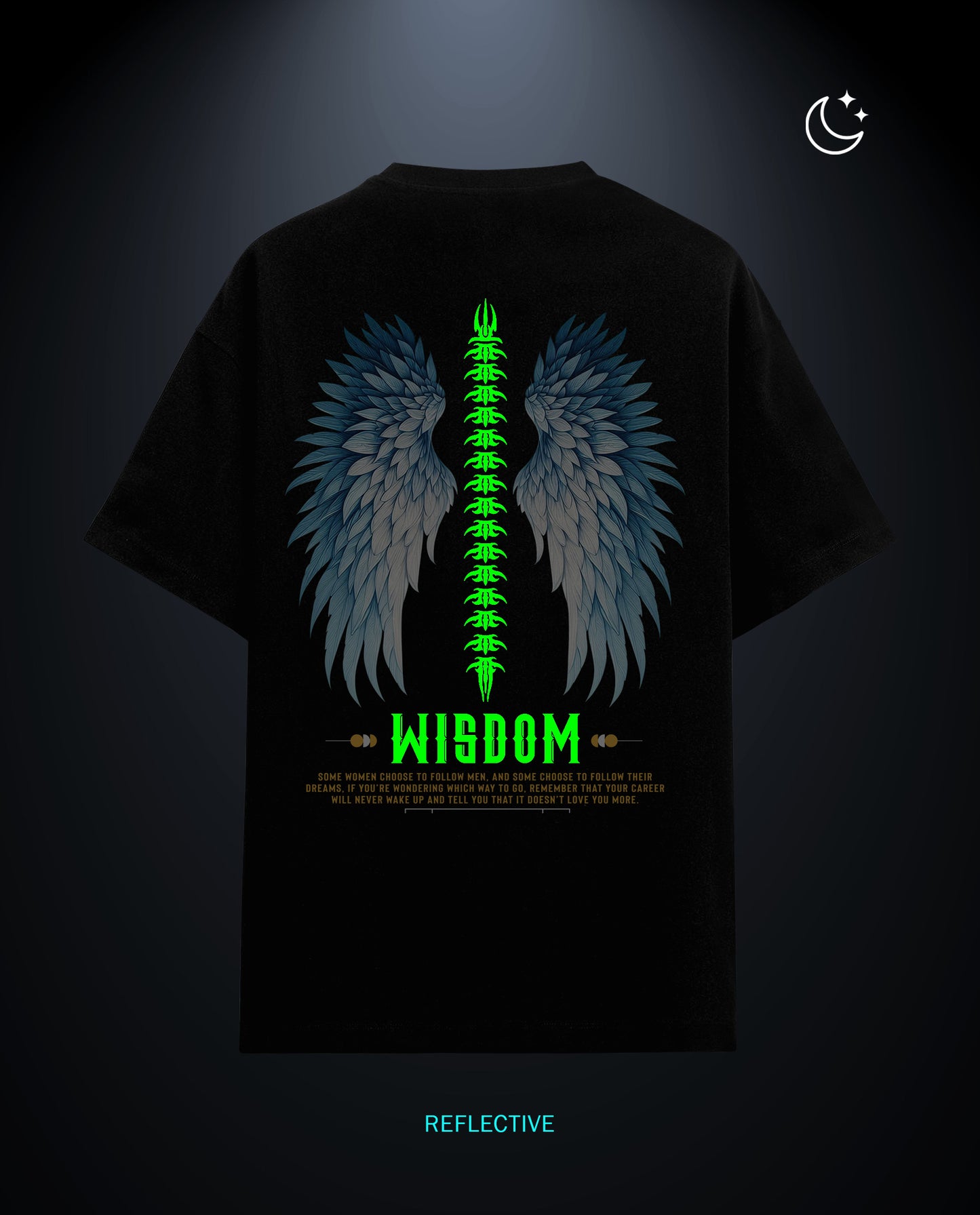 Wisdom - Premium Men Oversized Tees
